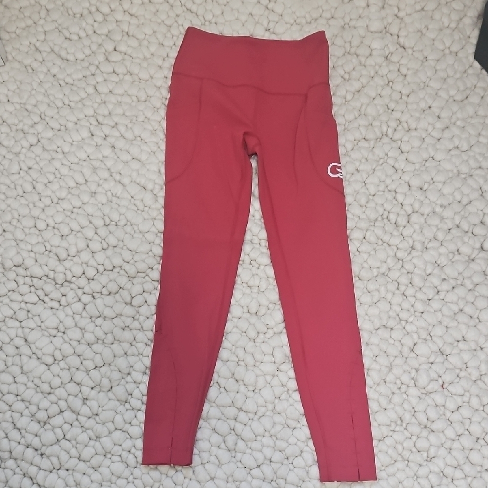 Free People Red Leggings